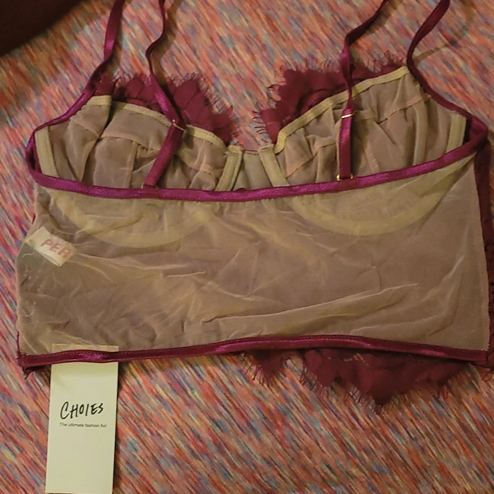 Small Magenta bralette - Picture 2 of 2